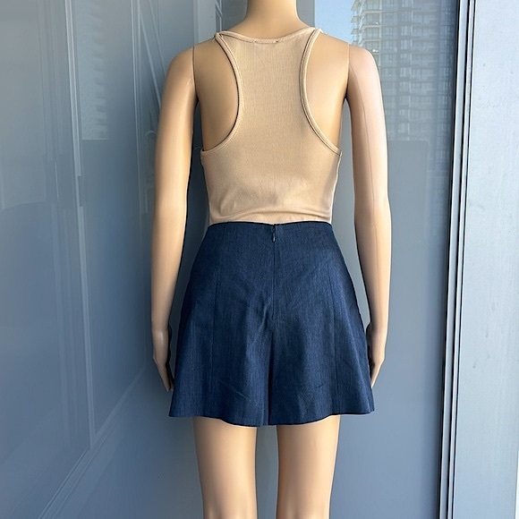 BCBG MaxAzria Navy Blue Skort - Picture 4 of 11